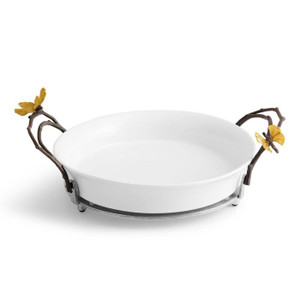 Butterfly Ginkgo Pie Dish