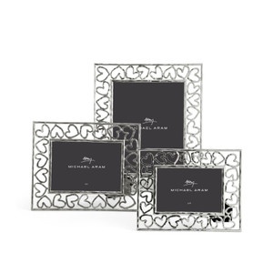 Heart Frame 8x10 Silver