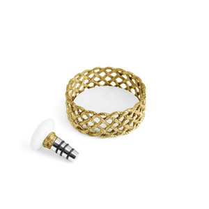 Love Knot Wine Coaster & Stopper Set