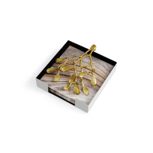 Mistletoe Cocktail Napkin Box