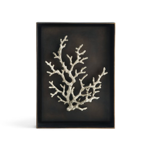 Ocean Coral Shadow Box - Silver
