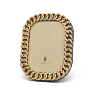 Cuban Link Frame Gold 5x7