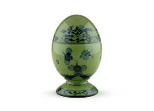 LARGE EGG ORIENTE ITALIANO MALACHITE EGG