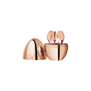 MOOD COFFEE Rose Gold 6-Piece Espresso Spoon Set