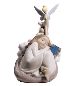NAO DREAMING OF TINKERBELL DISNEY FIGURINE
