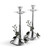 MICHAEL ARAM BLACK ORCHID CANDLEHOLDERS
