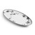 MICHAEL ARAM BLACK ORCHID SERVING PLATTER