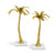 Palm Candleholders - Set