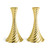 Twist Candleholders - Gold 