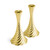 Twist Candleholders - Gold 