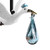 Stork Ornament Blue