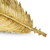 New Leaves Sago Palm Bread Plate