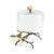 Butterfly Ginkgo Cake Stand w/ Dome