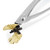 Butterfly Ginkgo Lock Spring Tongs - Small