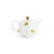 Butterfly Ginkgo Porcelain Tea Set - Teapot