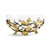 Golden Ginkgo Medium Glass Bowl