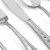 Molten 5-Piece Flatware Set - Silver