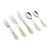 Orchid Flatware - Gold