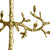 Espalier Christmas Ornament Tree Gold - Large
