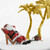 Island Santa Snow Globe Ornament