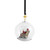 Santa Globe Ornament