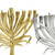 Palm Small Menorah - Gold