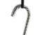 Twist Candy Cane Ornament Silver