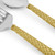 Palm Serving Set - Gold