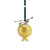 Pomegranate Glass Ornament - Gold