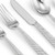 Twist 5-Piece Flatware Set - Silver