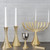 Twist Menorah - Gold