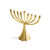 Twist Menorah - Gold
