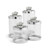 White Orchid Canisters - Large