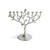 Tree of Life Menorah -Silver