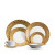 Aegean Dinnerware Set Gold