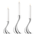COBRA candleholder, small, medium, large