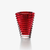 EYE OVAL VASE S Red