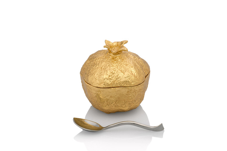 Pomegranate Mini Pot w/ Spoon