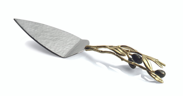 MICHAEL ARAM OLIVE BRANCH GOLD CAKE SERVER