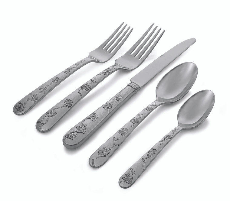 MICHAEL ARAM BLACK ORCHID 5 PIECE FLATWARE
