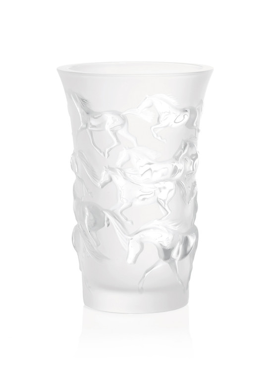 LALIQUE MUSTANG VASE