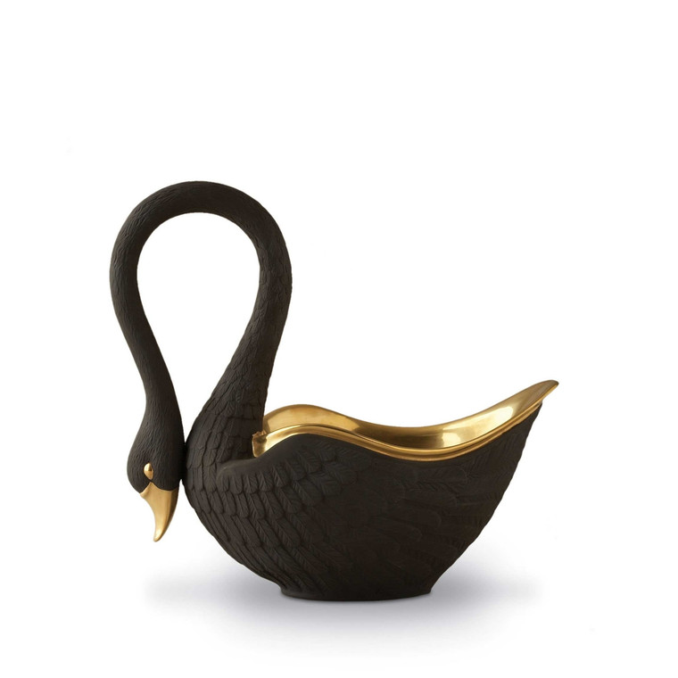 L'OBJET SWAN BOWL MEDIUM BLACK