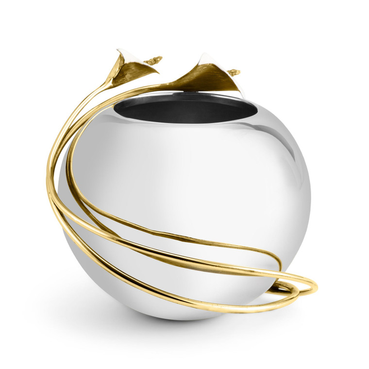 Calla Lily Rose Bowl Vase - Small