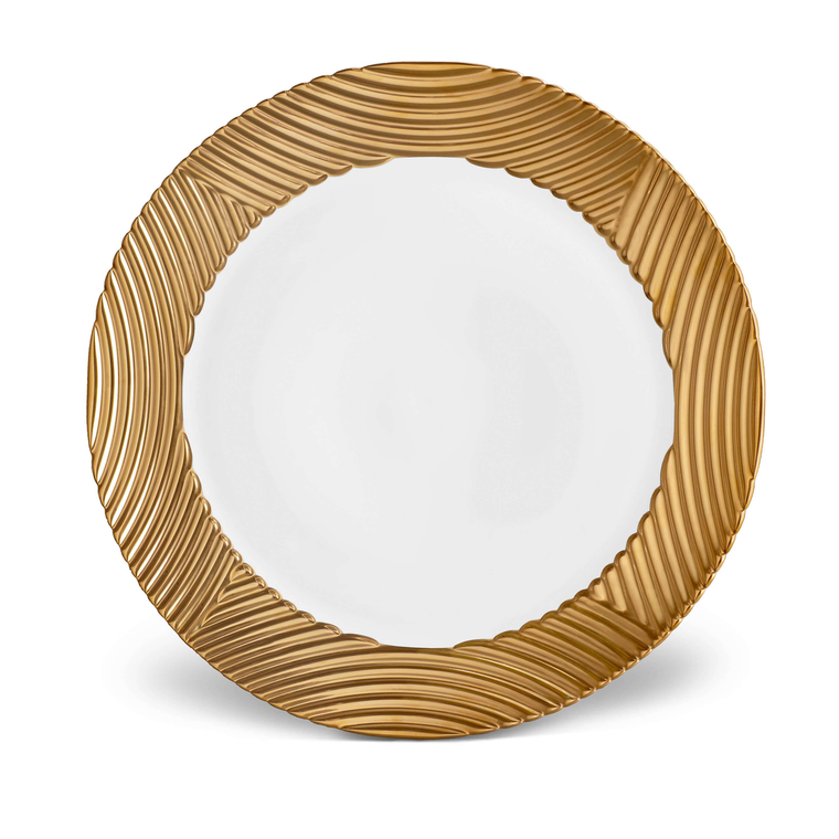 L'objet Gold Wide Rim Charger