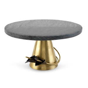 CALLA LILY MIDNIGHT CAKE STAND
