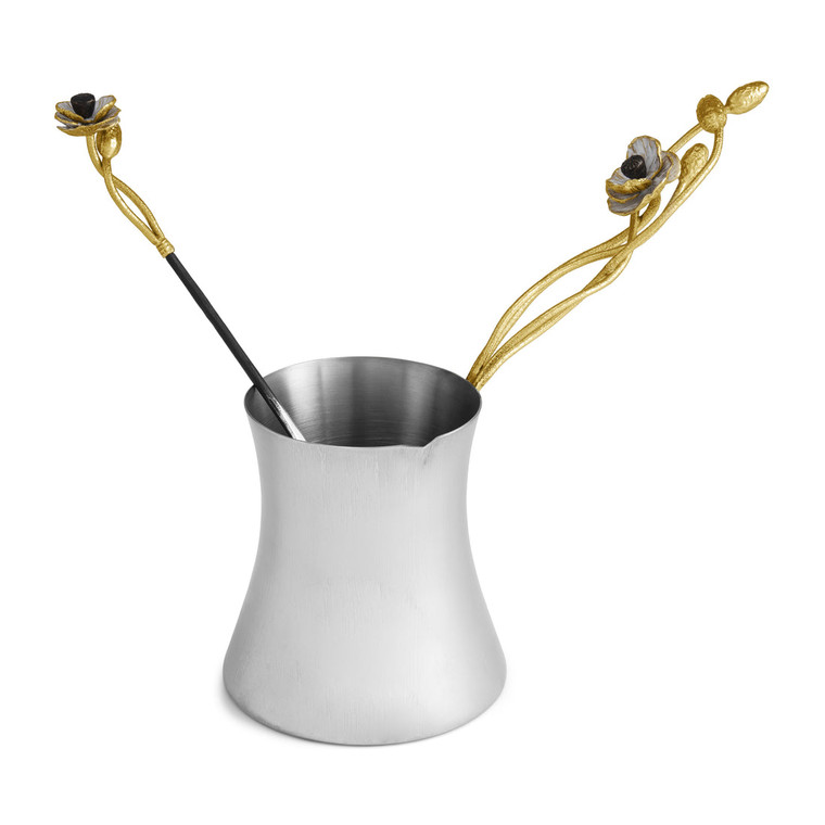 Anemone Coffee Pot w/ Spoon Large
