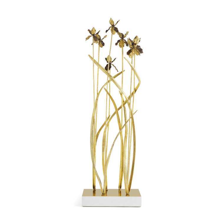 Black Iris Garden Sculpture