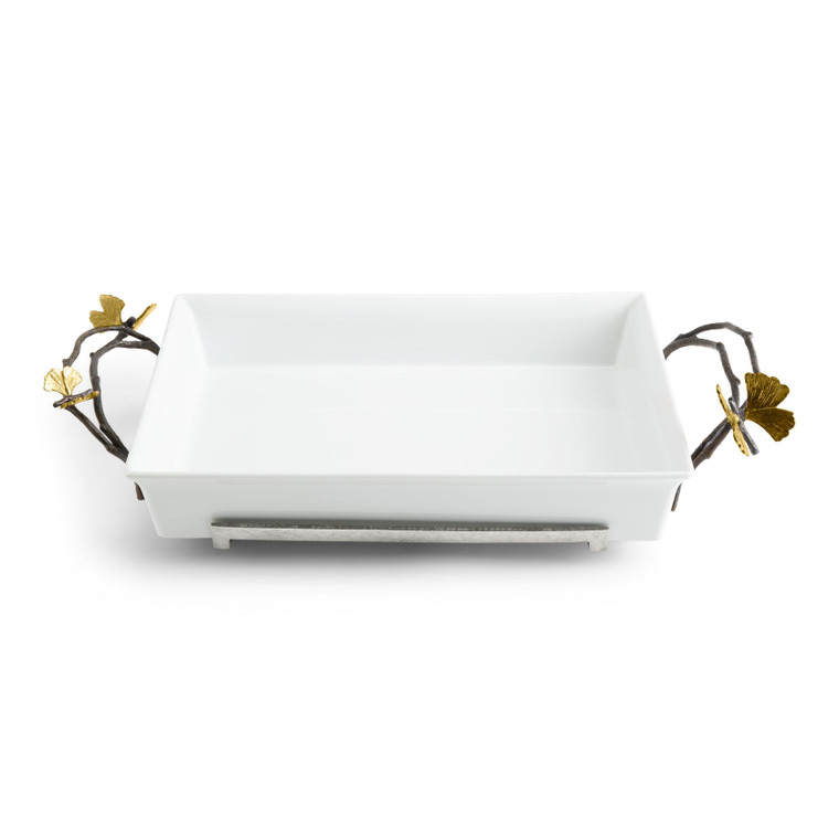 Butterfly Ginkgo Casserole Dish - 3 Quart