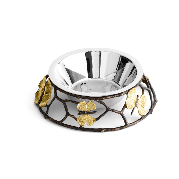 Butterfly Ginkgo Dog Bowl - Small