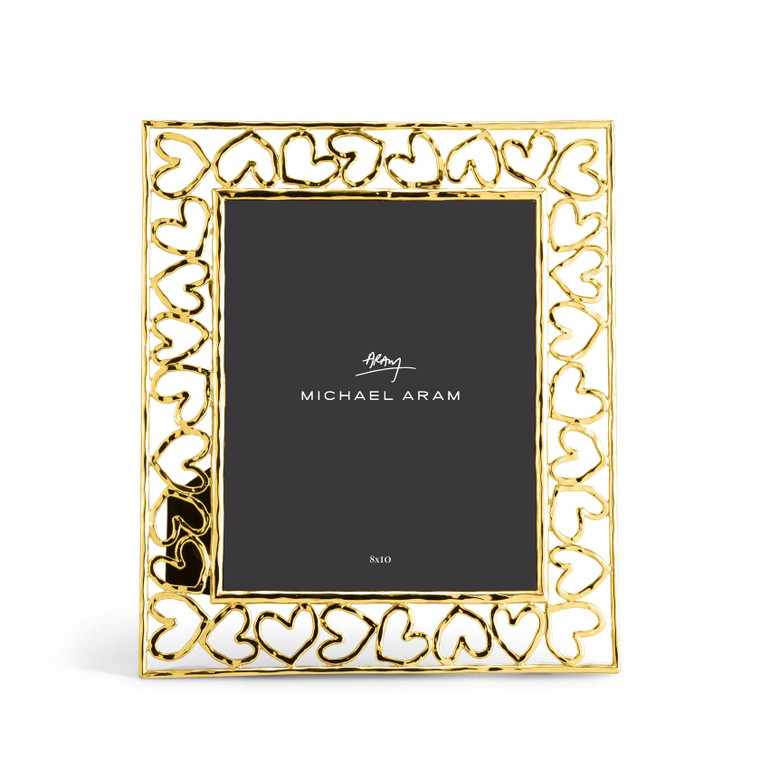 Heart Frame 8x10 Gold